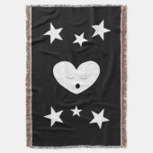 Schlafenherz-Wurfs-Decke Decke (Vorderseite Vertikal)