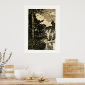 Schläfenholz: Ein Pferd mit großen Dimensionen Poster (Küche)