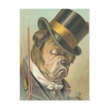 "Schlafenhunde" Vintage Illustration