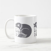 SchlafenHuskies-Tassen-Trinkbehälter Kaffeetasse (Links)