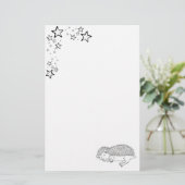 SchlafenIgels-Papier Briefpapier (Stehend Vorderseite)