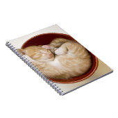 Schlafenkätzchen Notizblock (Rechte Seite)