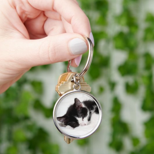 Schlafenkätzchen Schlüsselanhänger (Hand)