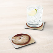 Schlafenkätzchen Untersetzer (Rechte Seite)