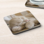 Schlafenkätzchen Untersetzer (Linke Seite)