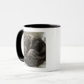 Schlafenkatze Tasse (Vorderseite Links)