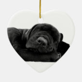 SchlafenLabrador-Verzierung Keramikornament (Hinten)