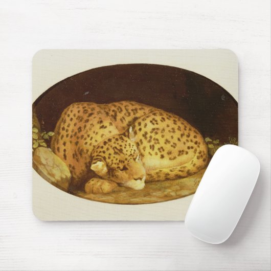 Schlafenleopard George-Stubbs |, 1777 (Email an Mousepad (Mit Mouse)