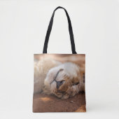 Schlafenlöwe CUB Getty Bild-| Tasche (Vorderseite)