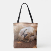 Schlafenlöwe CUB Getty Bild-| Tasche (Rückseite)