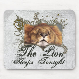 Schlafenlöwe Mousepad