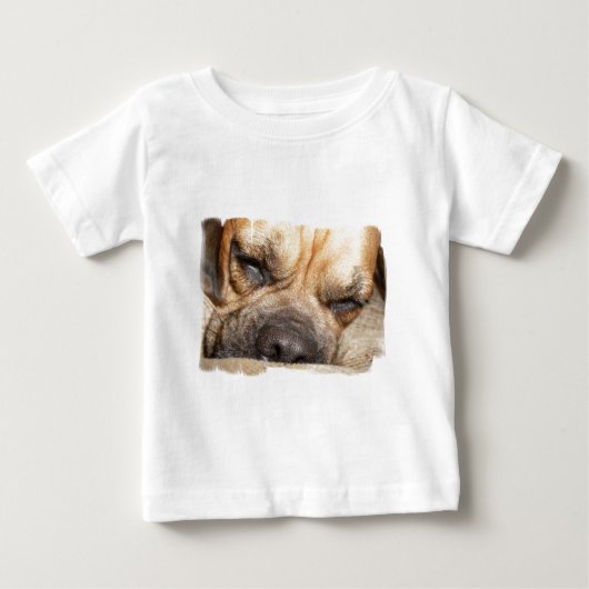 Schlafenmastiff-Baby-T - Shirt (Vorderseite)