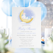 Schläfenmäuse auf dem Mond Kinderdusche Einladung