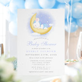 Schläfenmäuse auf dem Mond Kinderdusche Einladung