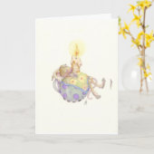 Schlafenmäusefeiertagskarte Karte (Gelbe Blume)