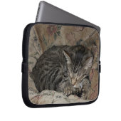 SchlafenMiezekatze-Laptophülse Laptopschutzhülle (Vorne Rechts)