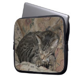 SchlafenMiezekatze-Laptophülse Laptopschutzhülle (Vorderseite Links)