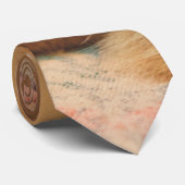 Schlafenorange Tabby-Katze Krawatte (Gerollt)