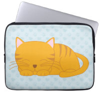 Schlafenorange Tabby-Katze