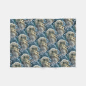 Schlafenotter Fleecedecke (Vorderseite (Horizontal))