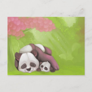 Schlafenpanda-Postkarte Postkarte