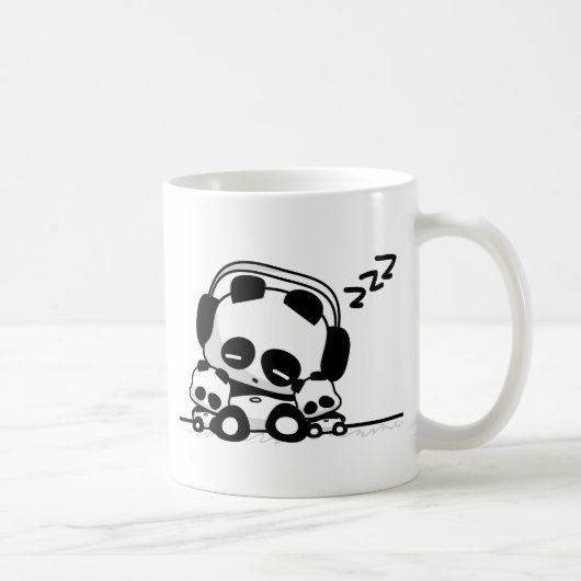 Schlafenpandas Kaffeetasse (Rechts)