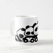 Schlafenpandas Kaffeetasse (Vorderseite Links)