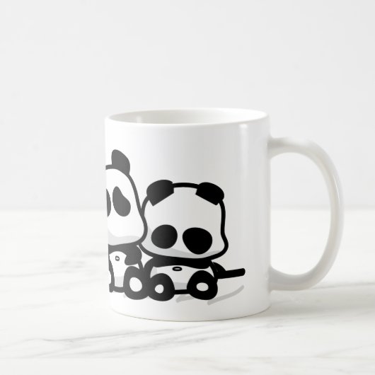 Schlafenpandas Kaffeetasse (Rechts)