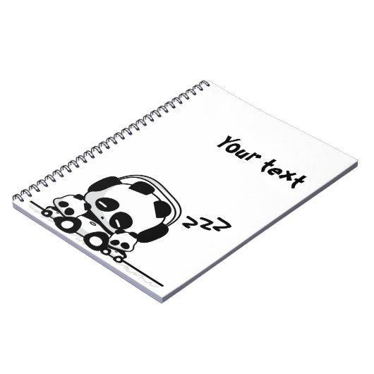 Schlafenpandas Notizblock (Linke Seite)