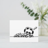 Schlafenpandas Postkarte (Stehend Vorderseite)