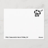 Schlafenpandas Postkarte (Rückseite)