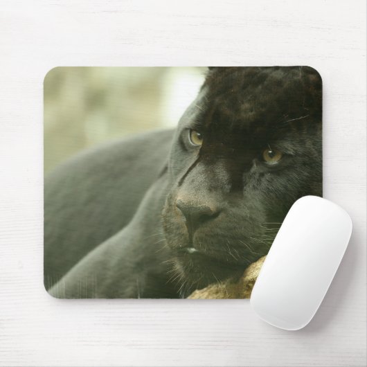 Schlafenpanther-Mausunterlage Mousepad (Mit Mouse)