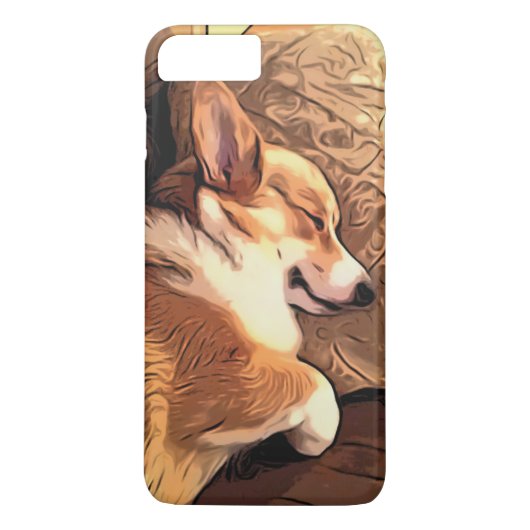 Schlafenpembroke-WaliserCorgihund Case-Mate iPhone Hülle (Rückseite)