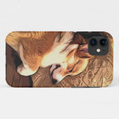 Schlafenpembroke-WaliserCorgihund Case-Mate iPhone Hülle (Rückseite (Horizontal))