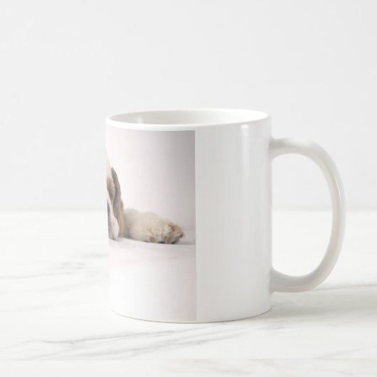 Schlafenrotes/weißes Cocker spaniel Kaffeetasse (Rechts)