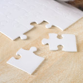 Schlafenrotes/weißes Cocker spaniel Puzzle (Seite)