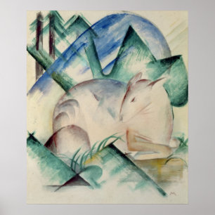 Schlafenrotwild Poster