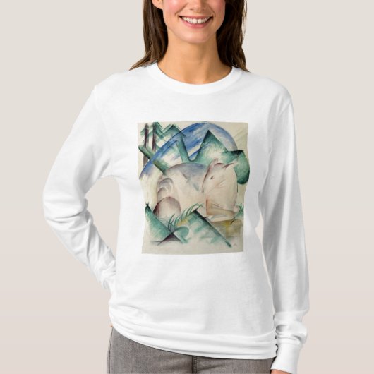 Schlafenrotwild T-Shirt (Vorderseite)