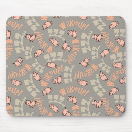 Schlafenschweine Mousepad (Vorne)