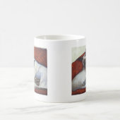 Schlafensiamesische Katzen-Kunst Kaffeetasse (Mittel)