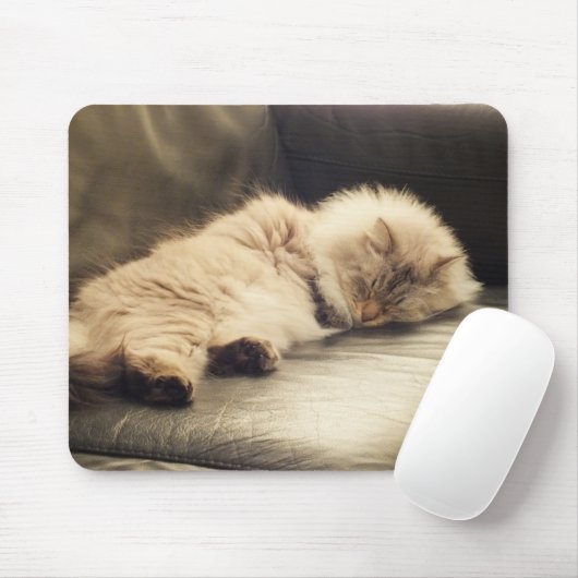Schlafensibirische Katze Mousepad (Mit Mouse)