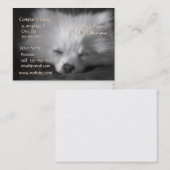 SchlafenSpitz-Geschäftskartenschablone Visitenkarte (Vorne/Hinten)