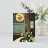 Schlafenswertes Neujahr Montag nach dem Party Postkarte (Stehend Vorderseite)