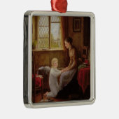 Schlafenszeit, 1890 (Öl auf Platte) Ornament Aus Metall (Rechts)