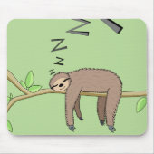 SchlafenTrägheit Mousepad (Vorne)