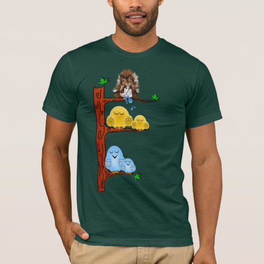 Schlafenvogel-Shirt T-Shirt (Vorderseite)