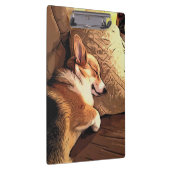 Schlafenwaliser Corgi Klemmbrett (Rechts)