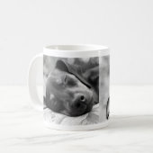 SchlafenZwergpinscherhund Kaffeetasse (Vorderseite Links)