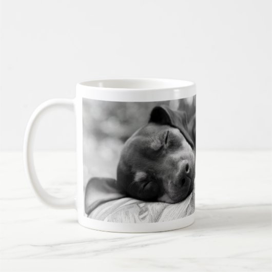 SchlafenZwergpinscherhund Kaffeetasse (Links)