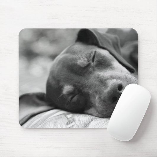 SchlafenZwergpinscherhund Mousepad (Mit Mouse)